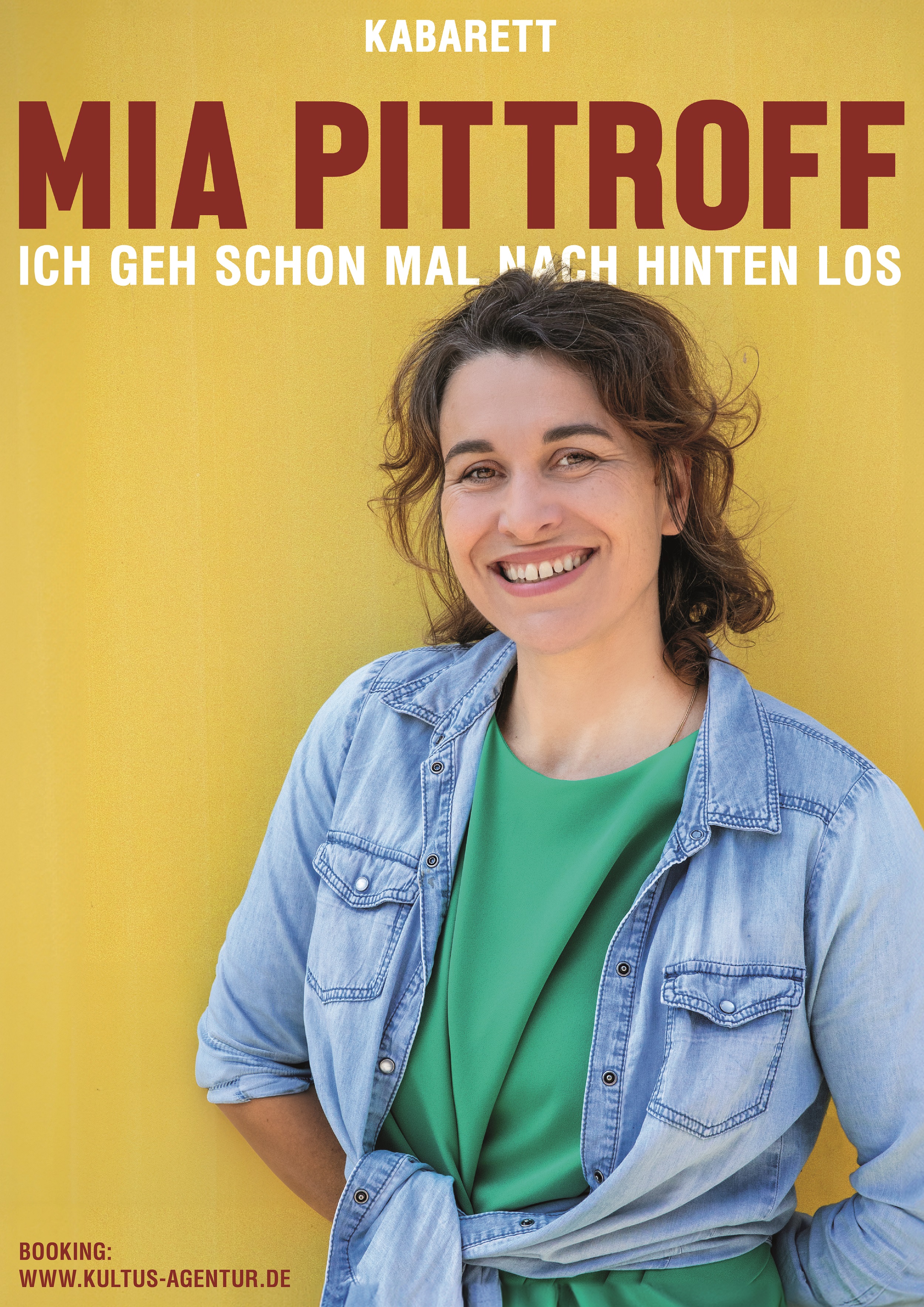Plakat - Ich geh schon mal nach hinten los